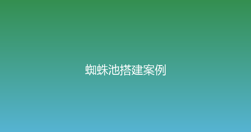蜘蛛池搭建案例 封面图